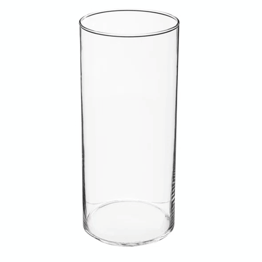 CLEAR CYLINDER VASE D13XH30