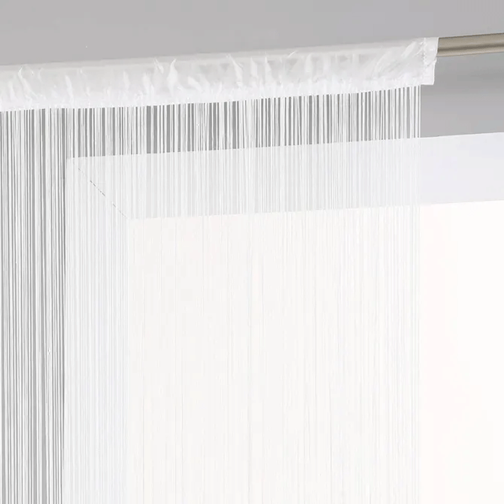WHITE THREAD CURTAIN