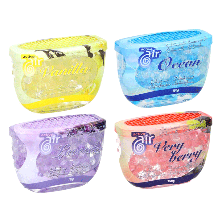 AIR FRESHENER PEARLS 150G 4ASS