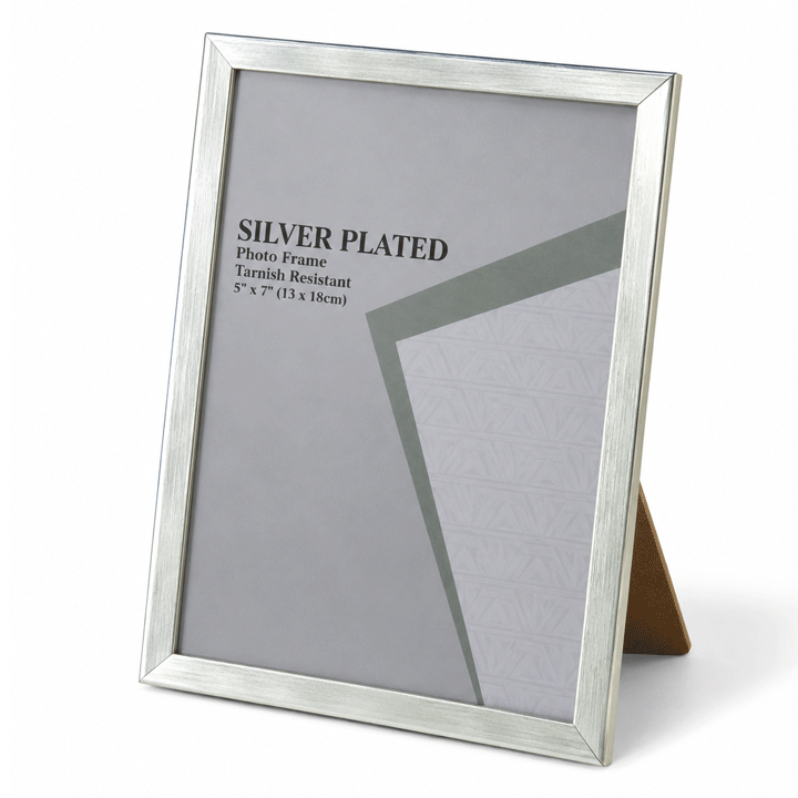 SILVER PHOTO FRAME 6X8 (15X20) 120S02