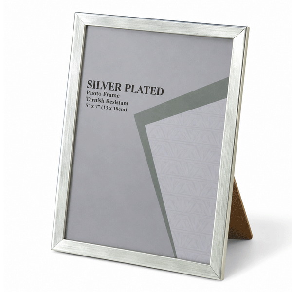 SILVER PHOTO FRAME 6X8 (15X20) 120S02