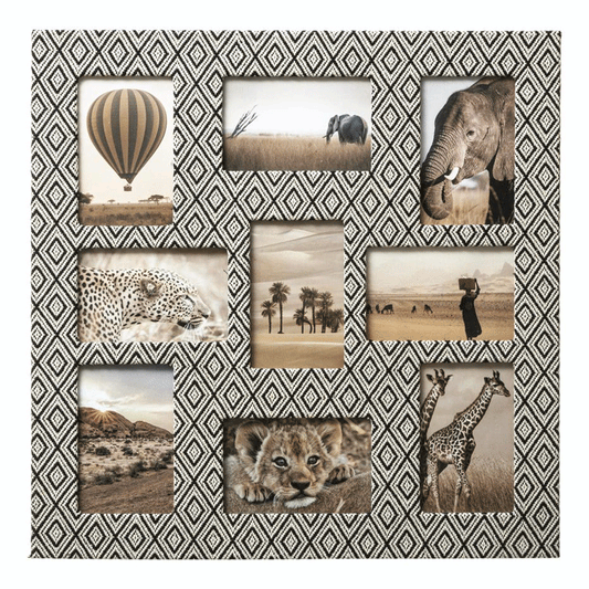 FABRIC PHOTO FRAME 9PIC LILIA