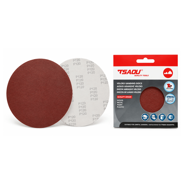 SADU ΣΕΤ 5 ΓΥΑΛΟΧΑΡΤΩΝ VELCRO QUICK GRIP 125MM G240