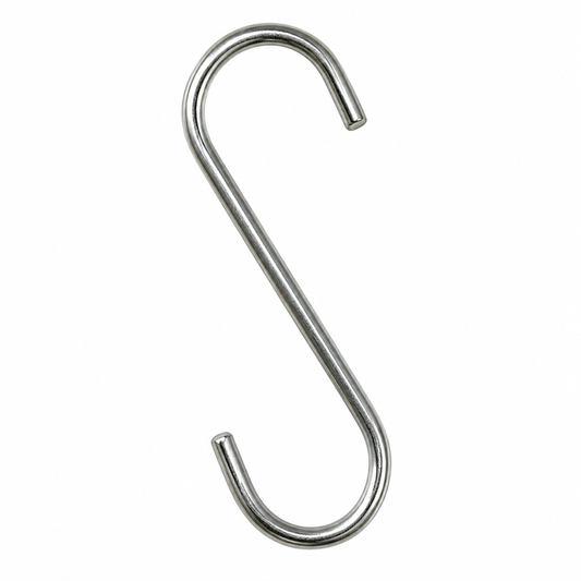 GALVANIZED 'S' HOOKS 115MM 5PCS