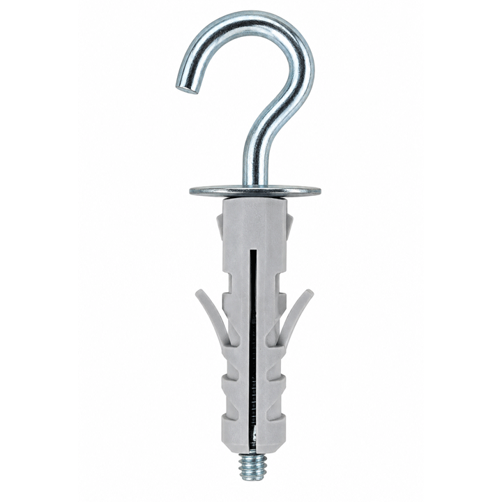 RAWLPLUGS WITH ROUND HOOKS 12X46MM 4PCS
