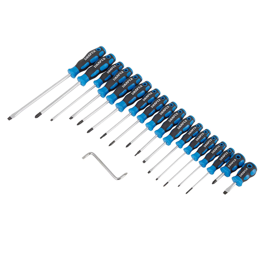 SOFT GRIP SCREWDRIVER SET 19PCS