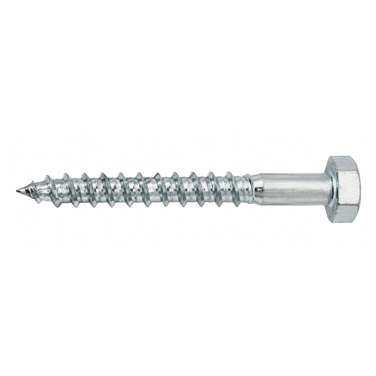 HEX HEAD WOOD SCREW 6X50MM 15PCS
