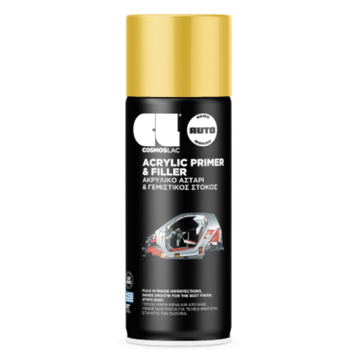 SPRAY IVORY FILLER ACRYLIC PRIMER N343 400ML COSMOSLAC