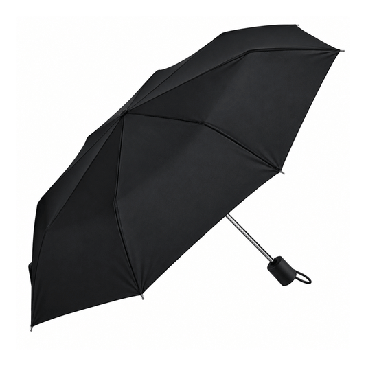 FOLDING RAIN UMBRELLA BLACK 52CM