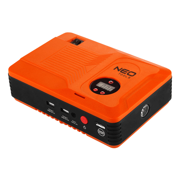 NEO TOOL JUMPSTARTER 14AH COMPRESOR 3.5BAR