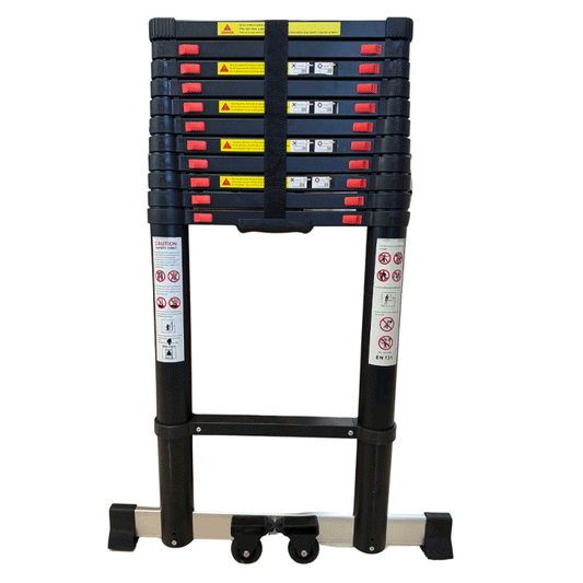 PALBEST TELESCOPIC ALUMINIUM LADDER 12STEPS 4.70M
