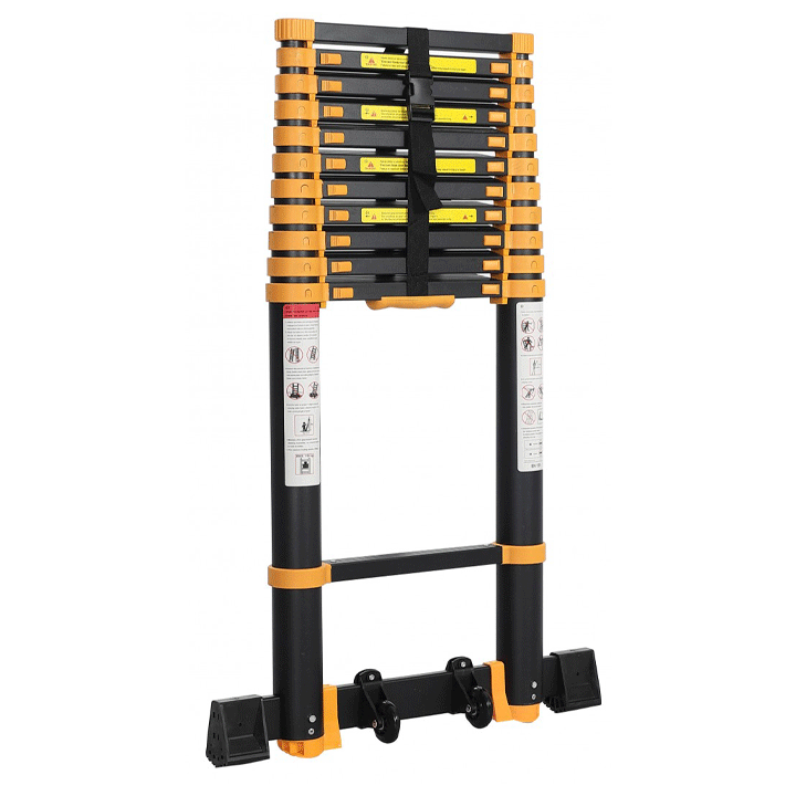 PALBEST TELESCOPIC ALUMINIUM LADDER 9STEPS 3.50M