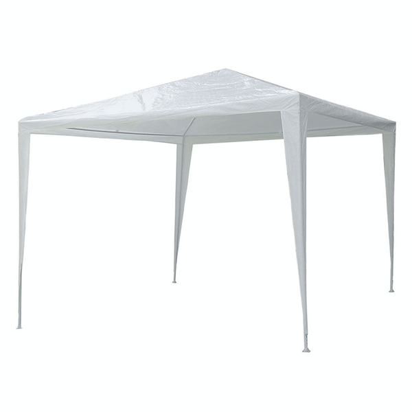 L.H GARDEN GAZEBO 3X3X2.45M WHITE