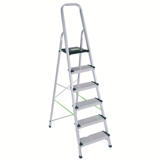 STEP LADDER ALUMINIUM HOBBY 6+1 XXL