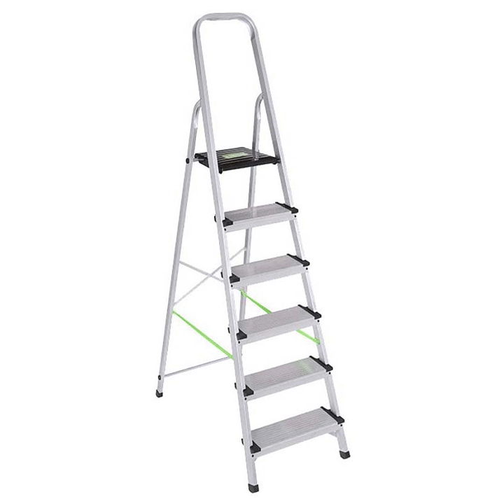 STEP LADDER ALUMINIUM HOBBY 5+1 XXL