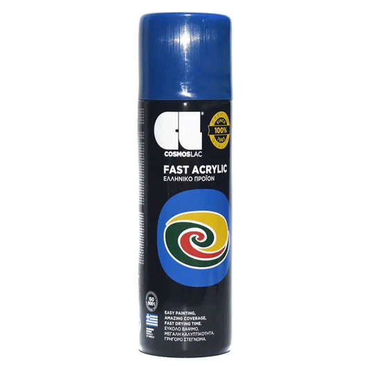SPRAY FAST ACRYLIC GENTIAN BLUE RAL5010 400ML COSMOSLAC