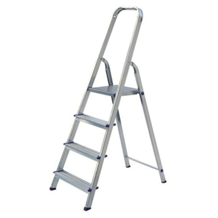 ALUMINIUM HOUSEHOLD LADDER 3+1