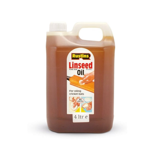 LINSEED OIL RAW 4L RUSTINS