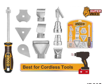10PCS HEAT GUN ACCESSORIES INGCO