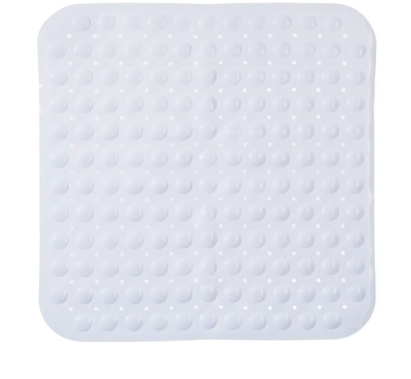 PVC SHOWERMAT 54X54CM WHITE