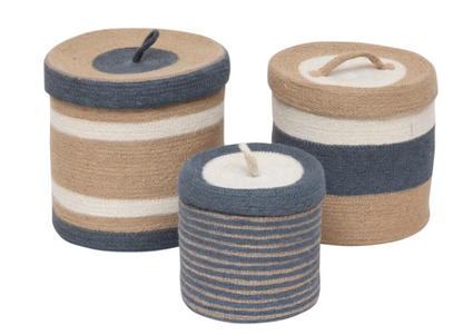 OCEANE JUTE BASKET X3