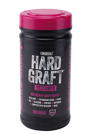 HARD GRAFT TEXTURED WIPES 100PCS