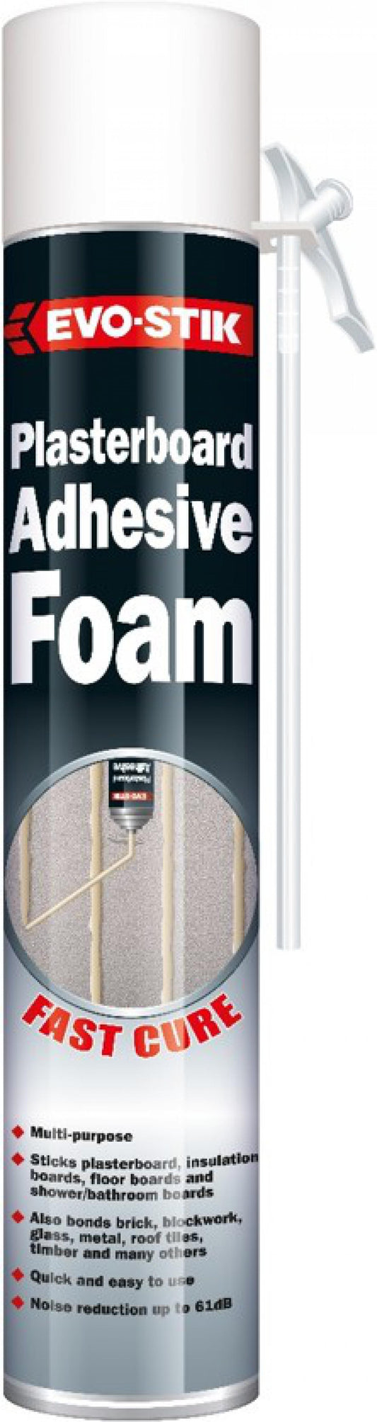 EVO-STIK PLASTERBOARD ADHESIVE FOAM SPRAY 750ML