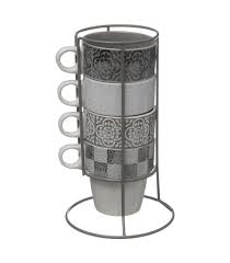 MUGS X4 RACK ISALYNE