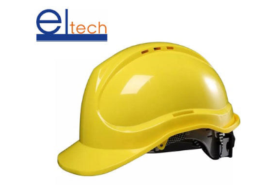 ELTECH SAFETY HELMET ADJUSTABLE YELLOW