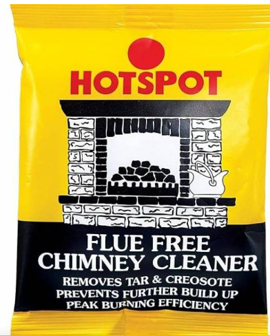HOTSPOT FLUE FREE CHIMNEY CLEANER 90GR RUSTINS