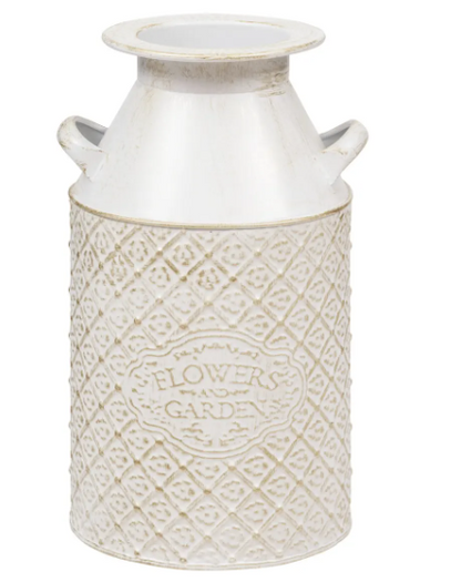 WHT MET MILK POT TINO H31,5