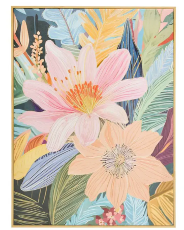 FOIL PRINT FRAME DAISY 58X78