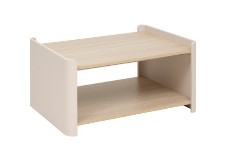 COFFEE TABLE ROUNDY IVORY 80X60CM