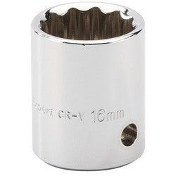 METRIC SOCKETS 12POINT 3/8" 16MM