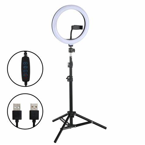 RINGLIGHT STAND ⌀12" 120 LEDS