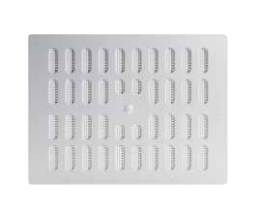 VENTILATION GRILL ABS ADJUSTABLE 9.1X19.3CM WHITE