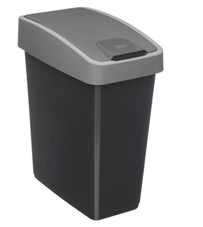 DUSTBIN 2OPENING PLAST 45L