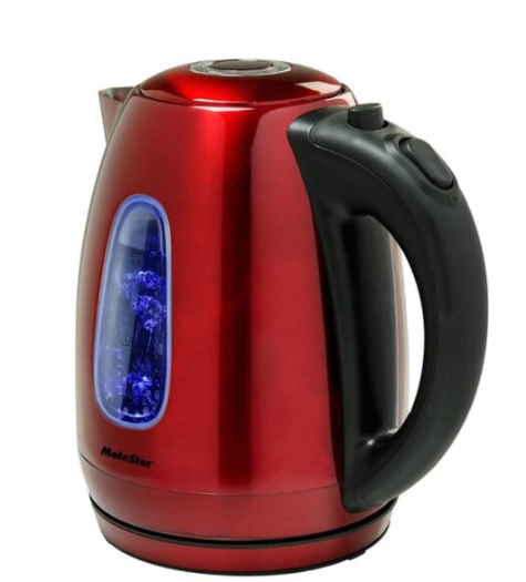 ELECTRIC KETTLE 2200W 1.7L RED MATESTAR