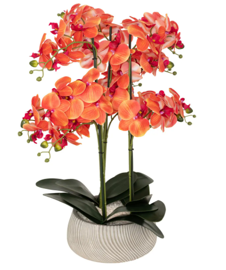 ORCHID GREY CEM POT SANAE H60