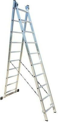 COMBINATION ALUMINIUM LADDER 2X10