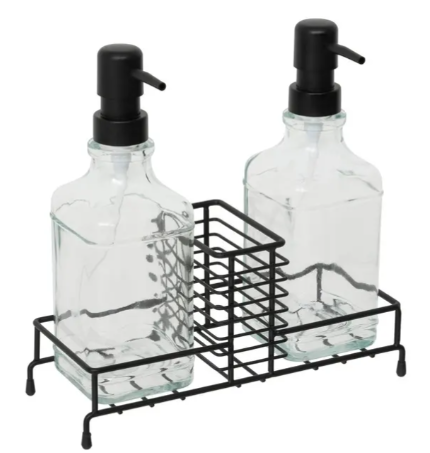 SOAP+DISH LIQUID DISP BLK ED