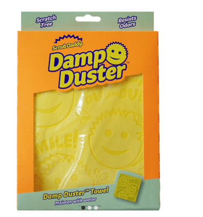 SCRUB DADDY DAMP DUSTER TOWEL YELLOW
