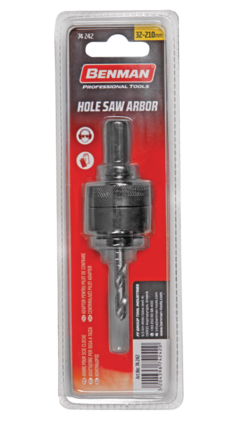 HOLE SAW ARBOR 14-30MM BENMAN