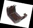 JOINING BRACKET GUTTER PLASTIC BROWN