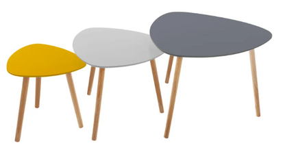 MILEO BREAK SIDE TABLE X3