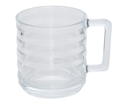 JULIE MUG CLEAR GLASS 32CL