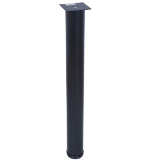 FURNITURE LEGS BLACK MAT 80X710MM