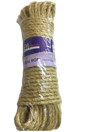 ELTECH SISAL ROPE 6MMX20M