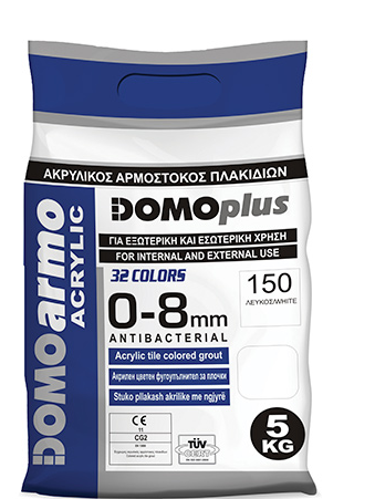 GROUT DOMOARMO ACRYLIC WHITE 5KG CG2