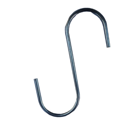 GALVANIZED 'S' HOOKS 115MM 5PCS